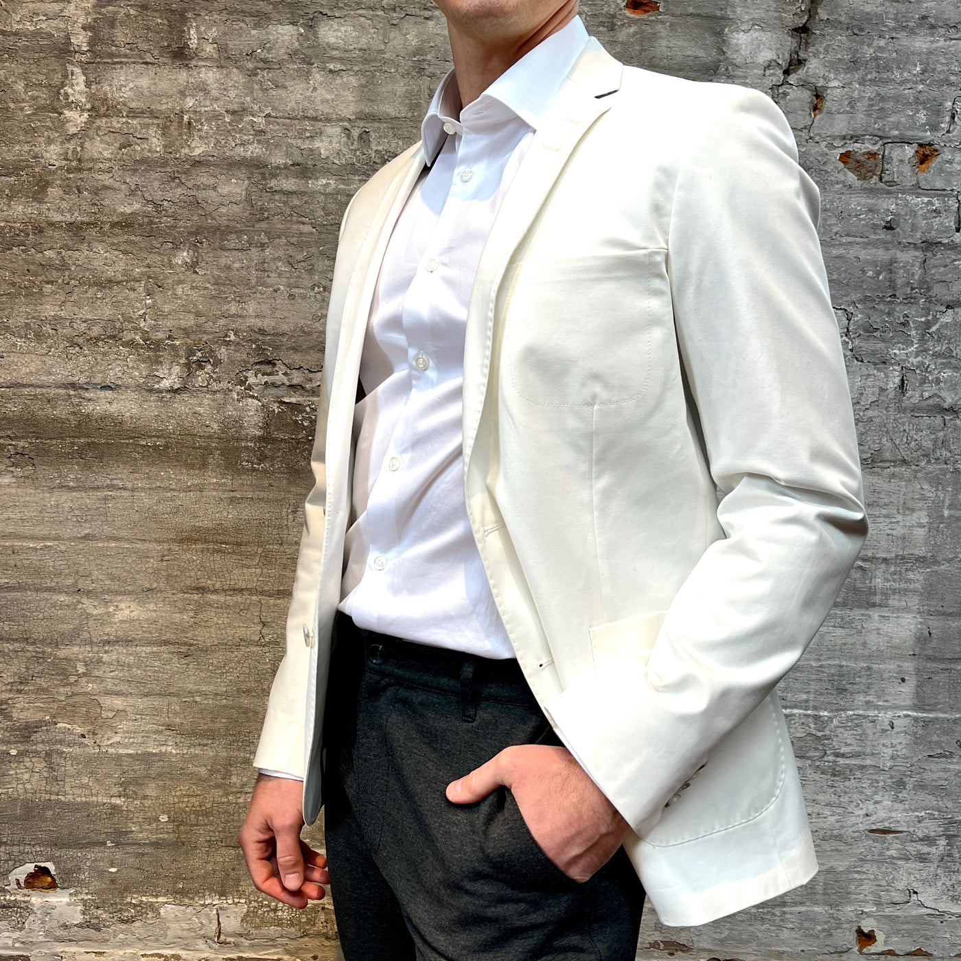 Gotstyle Fashion - Tiger Of Sweden Blazers Hoyt Patch Pockets Cotton Blazer - White