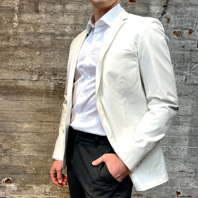 Gotstyle Fashion - Tiger Of Sweden Blazers Hoyt Patch Pockets Cotton Blazer - White