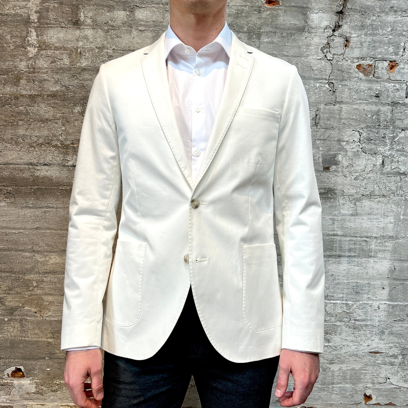 Gotstyle Fashion - Tiger Of Sweden Blazers Hoyt Patch Pockets Cotton Blazer - White
