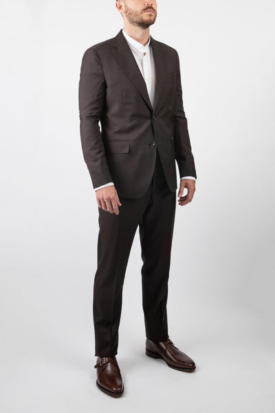 Gotstyle Fashion - 0909 Suits Tonal Glen Plaid Wool Suit