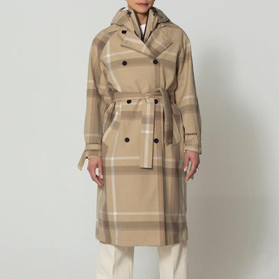 Gotstyle Fashion - GoFranck Coats Lightweight Checked Trench Coat