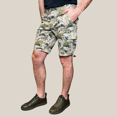 Gotstyle Fashion - Mason's Shorts Jungle Banana Print Cargo Short - Multi