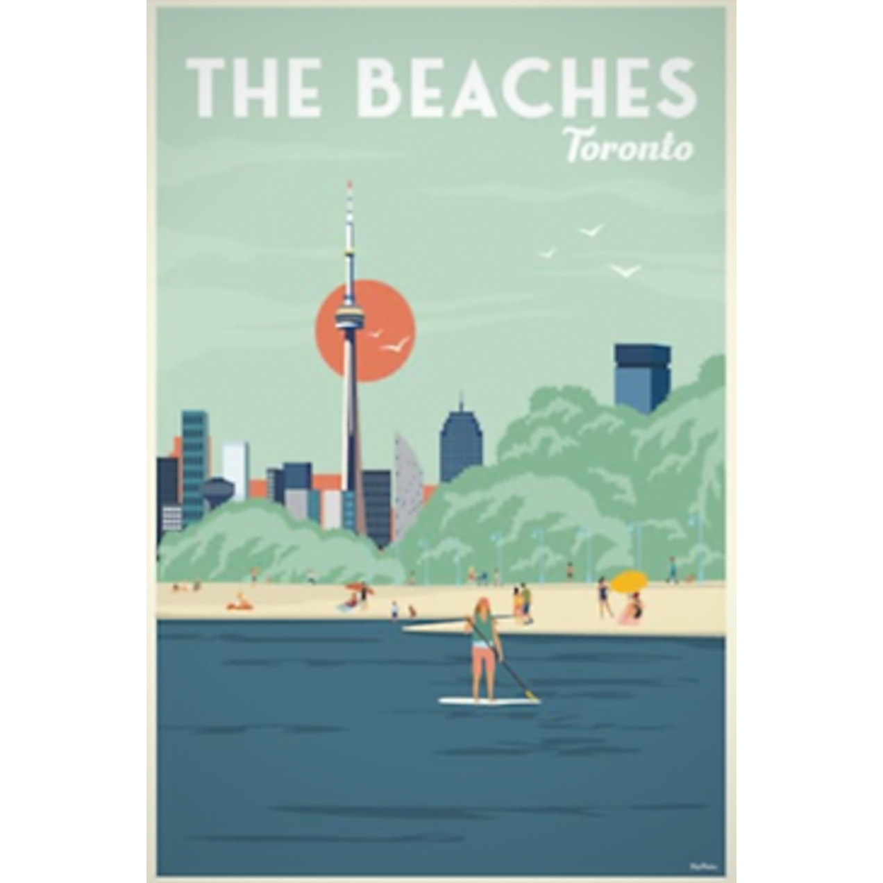 Gotstyle Fashion - TripPoster Gifts 5 x 7in Poster - Toronto Beaches