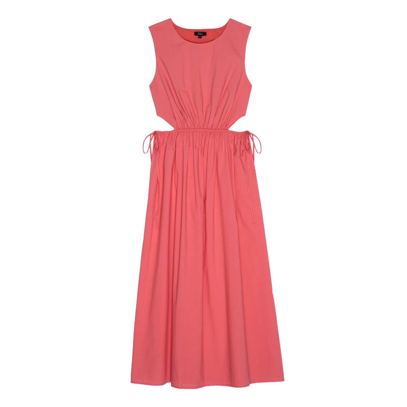 Gotstyle Fashion - Rails Dresses Side Cut Outs Midi Pullover Dress with Ties - Coral