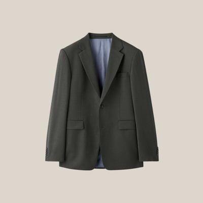 Gotstyle Fashion - Tiger Of Sweden Suits Solid Wool Blazer - Dark Olive