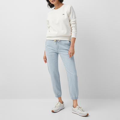 Gotstyle Fashion - DL1961 Denim Relaxed Jogger with Elastic Ankles - Light Blue