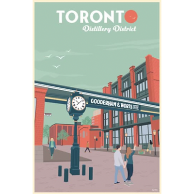 Gotstyle Fashion - TripPoster Gifts 5 x 7in Poster - Toronto Distillery District