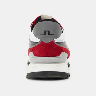 Gotstyle Fashion - J.Lindeberg Shoes Retro Inspired Leather Sneaker Suede / Ripstop Upper - Cherry