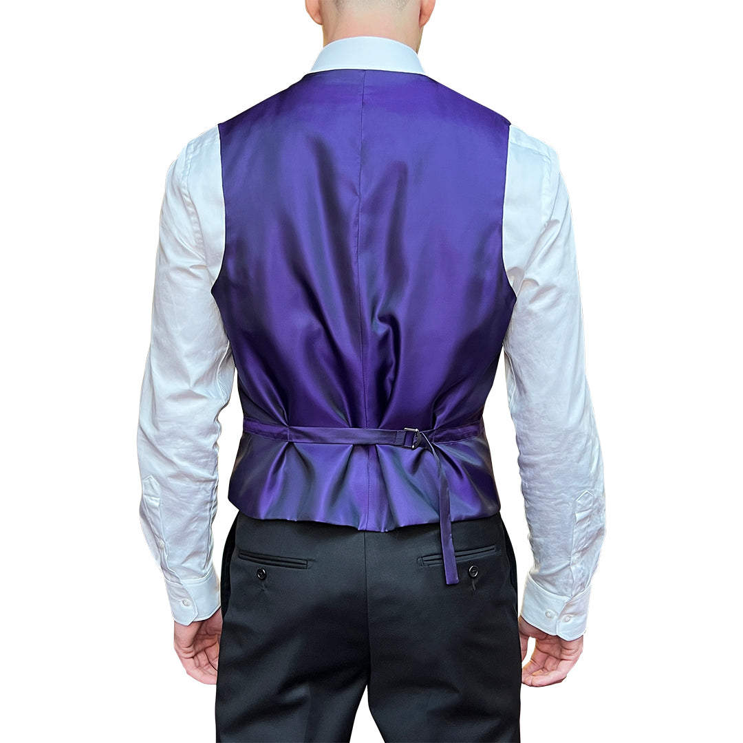 Gotstyle Fashion - NYFS Vests Flowing Floral Jacquard Vest - Charcoal