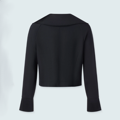 Gotstyle Fashion - Iris Setlakwe Blazers Crop Jacket with Storm Flap - Black