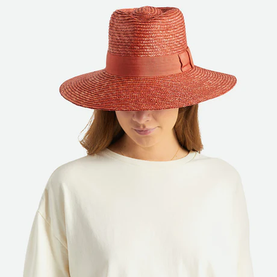 Gotstyle Fashion - Brixton Hats Joanna Straw Hat - Phoenix Orange
