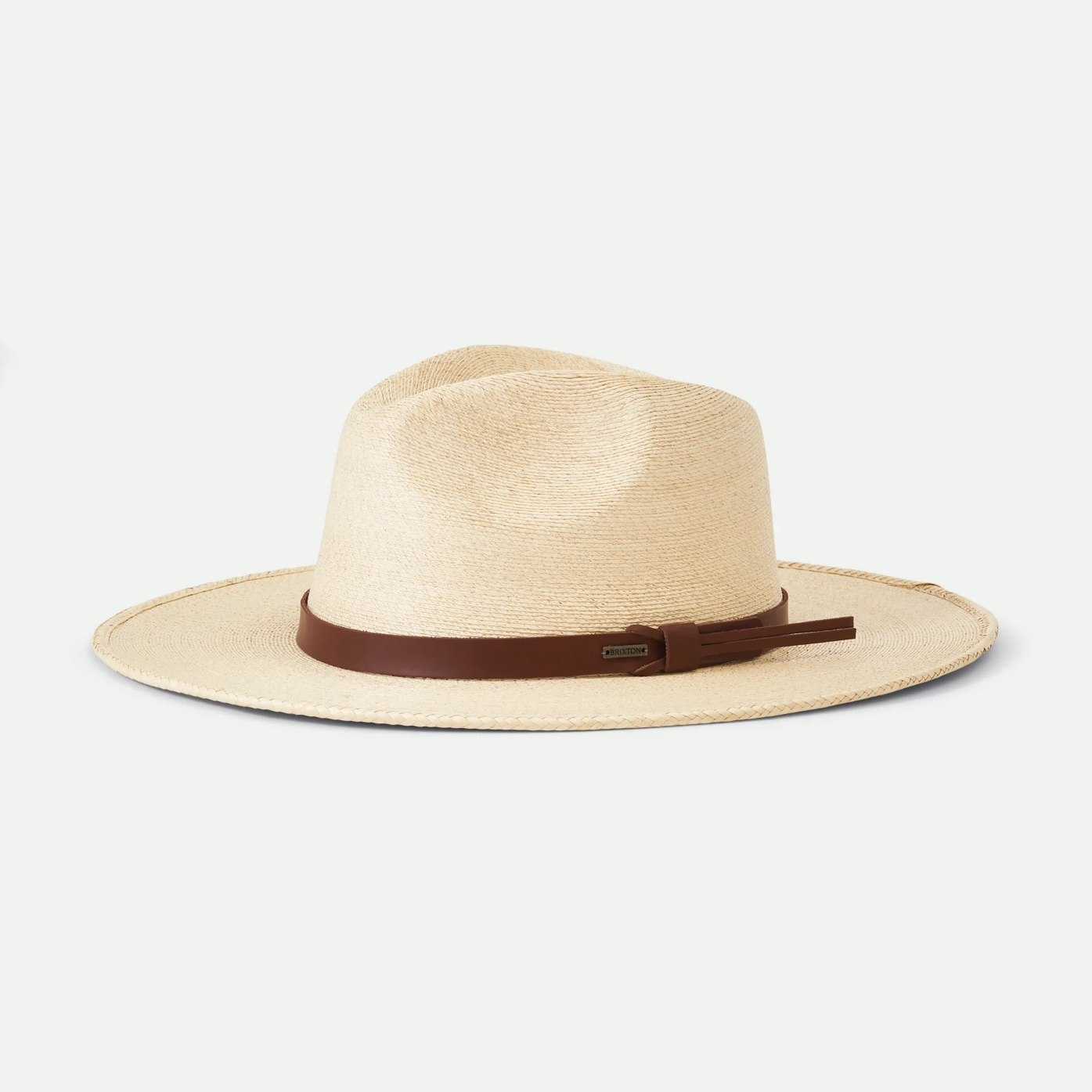 Gotstyle Fashion - Brixton Hats Field Proper Straw Hat with Leather Band - Natural