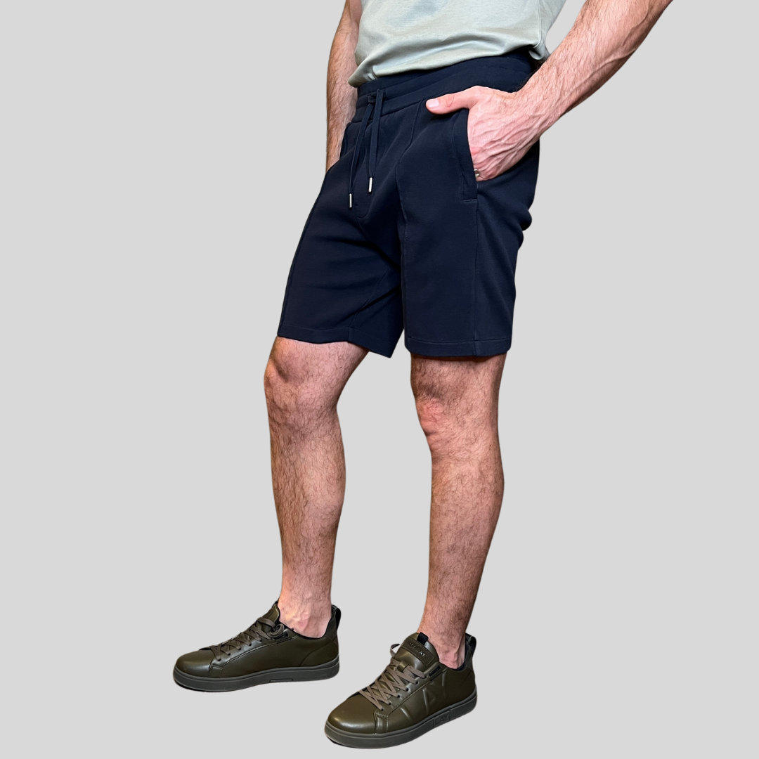 Gotstyle Fashion - WAHTS Shorts Double Face Pique Shorts - Dark Navy