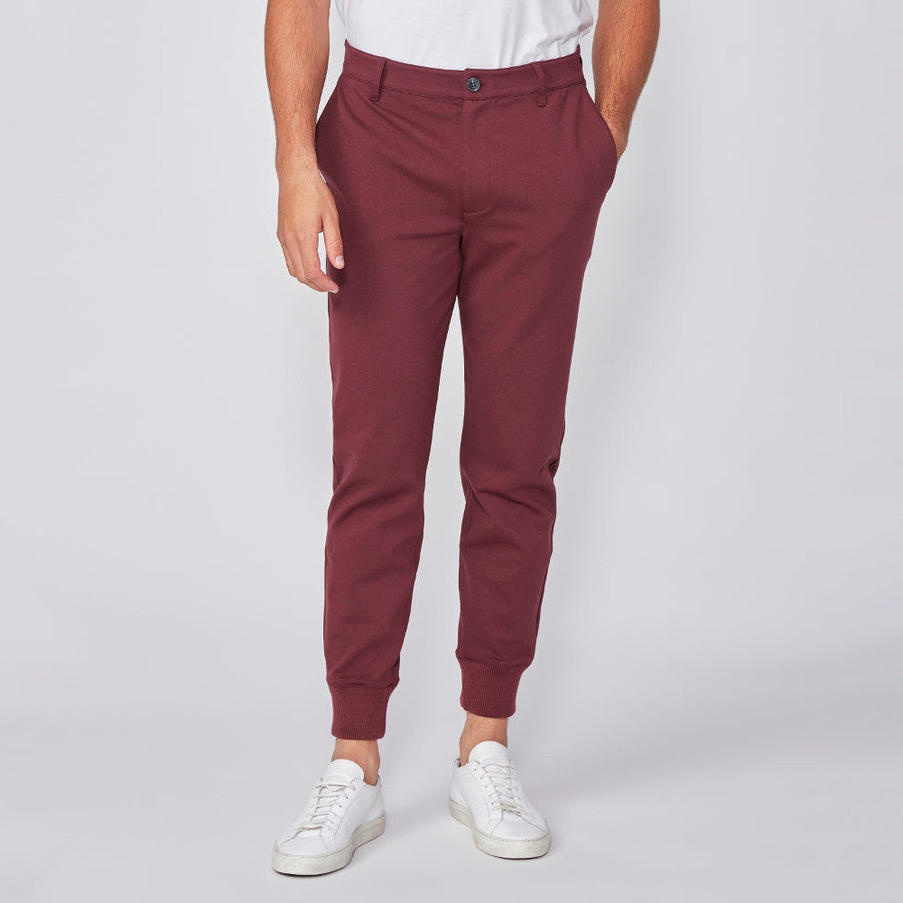 Gotstyle Fashion - Paige Joggers Elmwood Structured Fit Jogger - Red Velvet