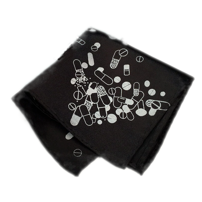Gotstyle Fashion - Cyberoptix Tie Lab Pocketsquares Pill Spill Pocket Square