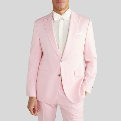 Gotstyle Fashion - Joop! Suits Peak Lapel Wool Blend Festive Blazer - Pink