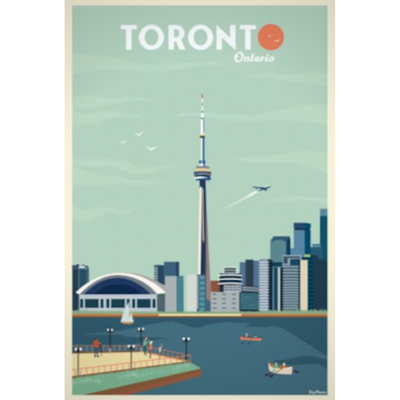 Gotstyle Fashion - TripPoster Gifts 5 x 7in Poster - Toronto