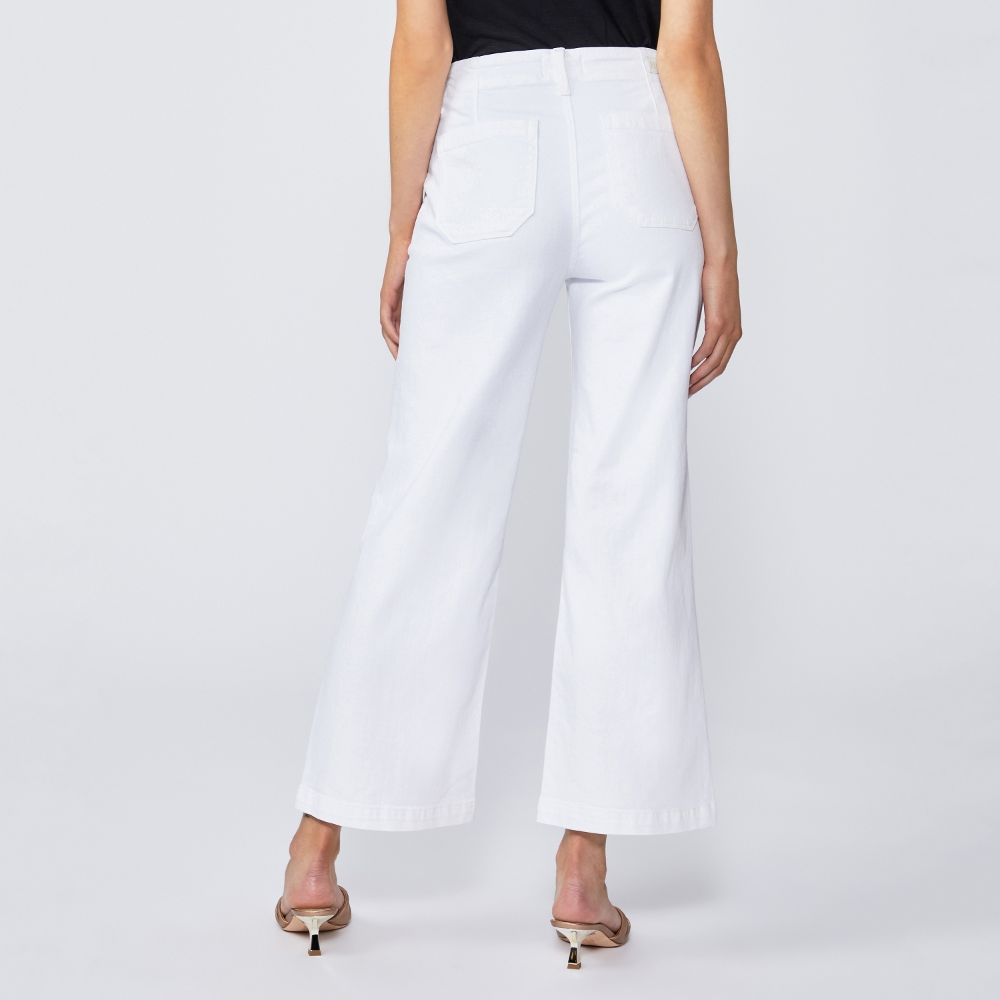 Gotstyle Fashion - Paige Denim Paige Carly High-Rise Wide Leg Pant with Tie Waist - White